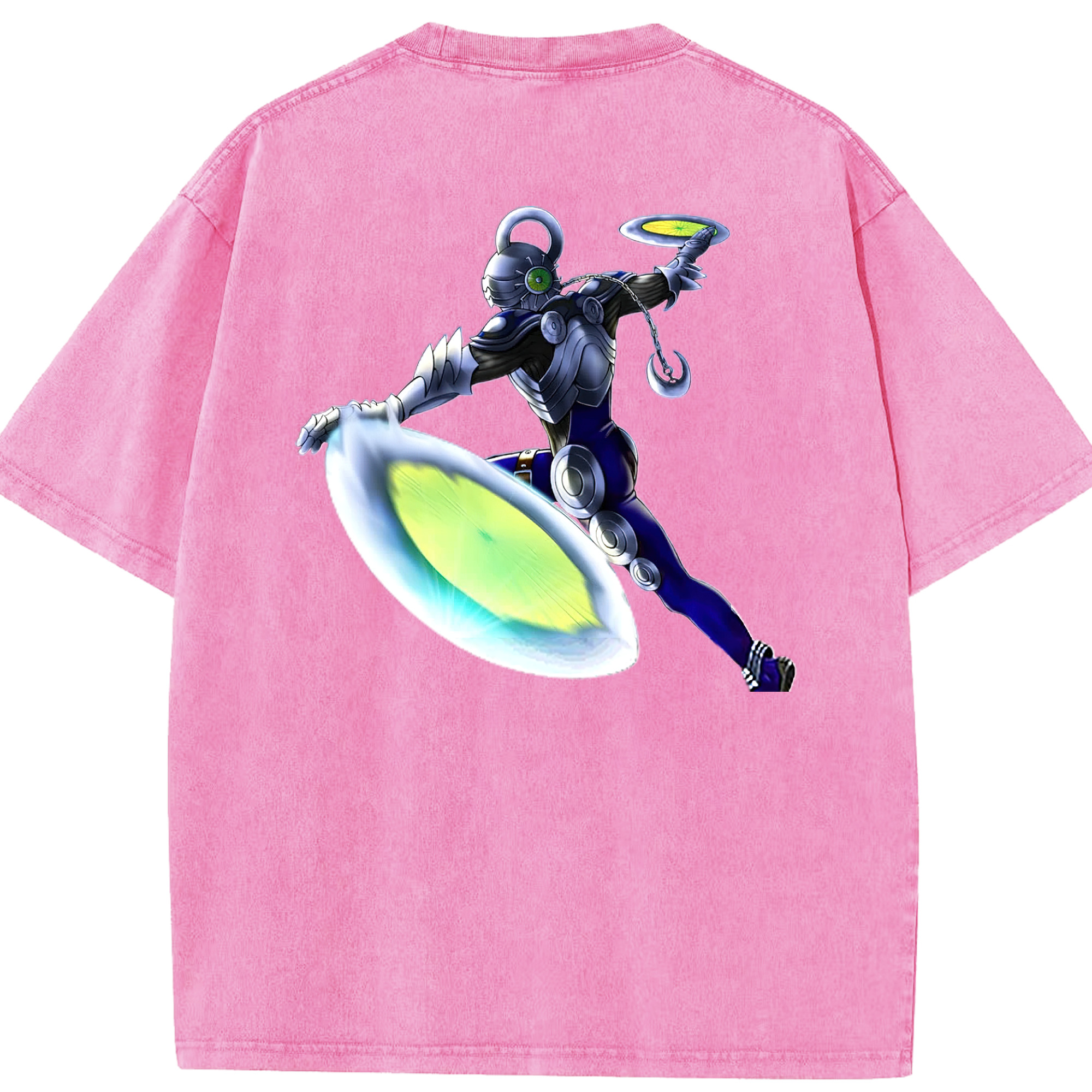 （画像用） 遊☆戯☆王 Yu-Gi-Oh! 綿100% ヴィンテージ風 半袖Tシャツ（背面プリント）